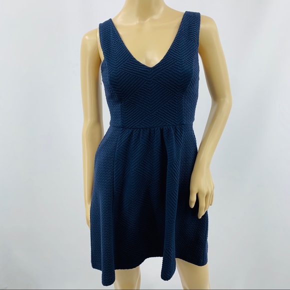 Anthropologie Dresses & Skirts - Anthropologie Maeve Blue Textured Mini Dress